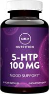 mrm 5-htp (5-hydroxy-tryptophan) 50mg: natural mood and sleep support supplement with 30 servings, vegan and gluten-free logo