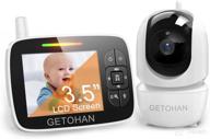 👶 getohan video baby monitor: wireless camera with pan-tilt-zoom, night vision, temperature display, 2-way talk logo