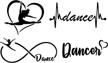 dance decals pack infinity heartbeat logo