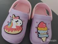 img 1 attached to 🦄 Lightweight Shockproof Non Slip Unicorn Slippers for Boys - Perfect Clogs & Mules Shoes review by Bill Gomez