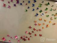 img 1 attached to 3D Colorful Butterfly Wall Stickers DIY Art Decor Crafts For Party Cosplay Wedding Offices Bedroom Room Magnets Glue SmartWallStation 84 PCS Set review by Bruce Cavett