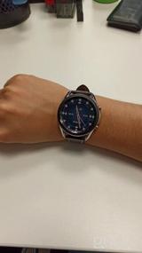 img 7 attached to SAMSUNG Galaxy Watch 3 - 45 мм Смарт-часы с расширенным мониторингом здоровья 🕰️ и отслеживанием фитнеса, GPS, Bluetooth и долговременным аккумулятором - Мистический черный (разблокированный LTE, версия для США)
