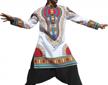formal kurta shirt - raanpahmuang long sleeve stand up collar dashiki button down logo