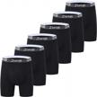 ultimate comfort: jinshi micro modal boxer briefs for men with short leg and stretch feature logo