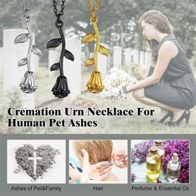 img 2 attached to Cremation Jewelry Necklaces Memorial Pendants