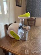 img 2 attached to Kitfort KT-1110-1 screw juicer, green review by Franciszka Gogowska ᠌