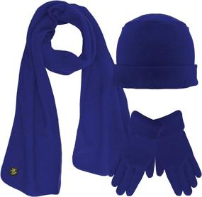 img 4 attached to Stylish Black Fleece Scarf - Perfect Match for Women's Scarves & Wraps