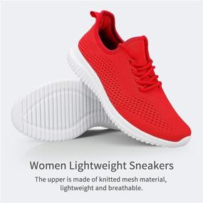 img 1 attached to Rospick Sneakers Running Lightweight Breathable Women's Shoes ~ Athletic