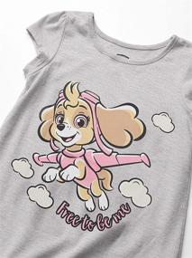 img 1 attached to Paw Patrol Little Sleeve Graphic Girls' Clothing ~ Tops, Tees & Blouses