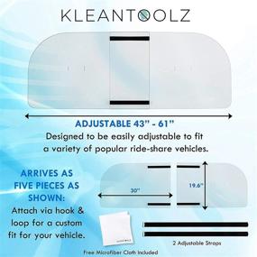 img 2 attached to Kleantoolz Rideshare Services Plexiglass Microfiber