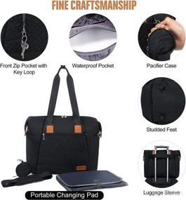 img 3 attached to LOVEVOOK Multifunction Changing Insulated Waterproof Diapering ~ Diaper Bags