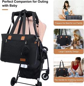 img 1 attached to LOVEVOOK Multifunction Changing Insulated Waterproof Diapering ~ Diaper Bags