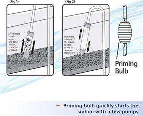 img 1 attached to 🐠 Aqueon Aquarium Gravel Cleaner Large with Bulb and 10-Inch Siphon Vacuum