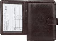 gdtk leather passport holder blocking travel accessories via passport covers логотип