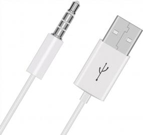 img 4 attached to Efficient Charging For Beats By Dre Studio Wireless Headphones With 3.5Mm White Replacement USB Power Cable