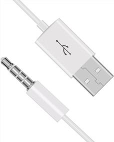img 2 attached to Эффективная зарядка беспроводных наушников Beats By Dre Studio с 3,5-мм белым сменным USB-кабелем питания