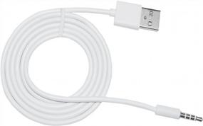 img 3 attached to Эффективная зарядка беспроводных наушников Beats By Dre Studio с 3,5-мм белым сменным USB-кабелем питания