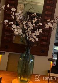 img 5 attached to Create A Stunning Beach Theme Decor With Sunm Boutiques' 2 Pack Plum Blossom Artificial Flowers - Perfect For Table Decorations!