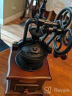 img 1 attached to IMAVO Wooden Manual Coffee Grinder - Cast Iron Hand Crank For Making Mesh Coffee, Decoration & Best Gift! review by Seth Shea
