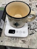 img 1 attached to ☕️ Misby Mug Warmer: Advanced Coffee Warmer with 3 Temperature Settings, 12H Timer, Auto Shut Off - Keep Drinks at Optimal Temperature for Hours - White review by Fredo Zhan
