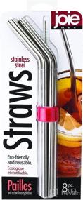 img 4 attached to 🥤 High-Quality MSC International Stainless Steel Drinking Straws (8 Pack) with Cleaning Brush - Essential Kitchen Tools for Eco-Friendly Sipping