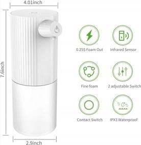 img 3 attached to Touchless And Waterproof – SYCON Automatic Foaming Soap Dispenser For Clean And Hygienic Hand Washing In Bathroom, Kitchen Or Office