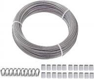 heavy duty t316 stainless steel cable railing kit- perfect for deck, fence, and shade sail applications logo