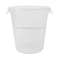 rubbermaid fg572424clr round storage container: spacious and clear for enhanced organization logo
