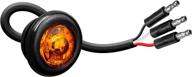 🚜 get road-ready with 3/4" round amber trailer led marker lights for turn signals and drls логотип
