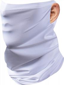 img 4 attached to SUMADE Лыжный шлем, маска для лица, бандана: ушные петли для шеи, тренировочный спортивный шарф для лица, Балаклава для улицы (1 упаковка)