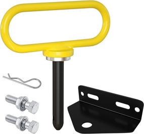 img 4 attached to Towing Hitch Kit - Magnetic Hitch Pin And Zero Turn Mower Trailer Hitch Exterior Accessories