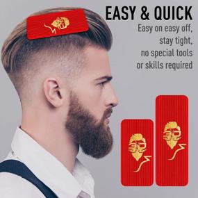 img 1 attached to 3D BARBER Jumbo Hair Styling Clips, Mens Hair Grips For Salon & Barber, Red