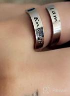 img 1 attached to 🎂 Engraved Stainless Steel Birthday Jewelry for Boys - Rings review by Juan Anderson