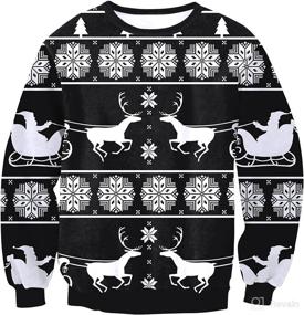 img 4 attached to BesserBay Little Christmas Snowman Sweatshirt Apparel & Accessories Baby Boys