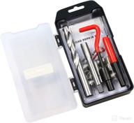 highking m14 x 1.50 mm metric thread repair kit - compatible hand tool set for auto repairing (m14-1.5) - thread repair insert kit & tools logo