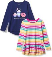 spotted zebra toddler long sleeve animals girls' clothing ~ tops, tees & blouses logo