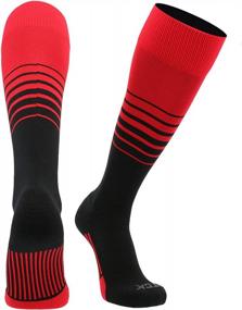 img 4 attached to TCK Sports Elite Breaker Soccer Socks With Extra Cross-Stretch For Shin Guards (Multiple Colors)