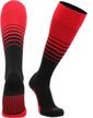 tck sports elite breaker soccer socks with extra cross-stretch for shin guards (multiple colors) logo