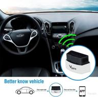 📱 vgate icar 3 wifi obd2 scanner: check engine light car diagnostics tool for ios iphone, ipad, and android - auto sleep feature (white) логотип