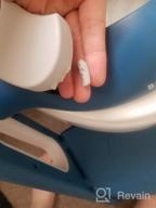 img 1 attached to Potty Training Made Easy: BlueSnail Toilet Seat With Step Stool Ladder For Kids And Toddlers - Blue Upgrade PU Cushion! review by Luisana Brooks