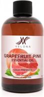 эфирное масло розового грейпфрута velona's 4 унции - терапевтического класса для ароматерапевтических диффузоров, неразбавленное логотип