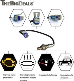 img 3 attached to 🚗 Oxygen Sensor T258951X for Buick Cadillac Chevrolet GMC Hummer Isuzu Oldsmobile Pontiac Saab Saturn - Improved Bosch 15895 ACDelco 213-3867 213-4229 Alternative