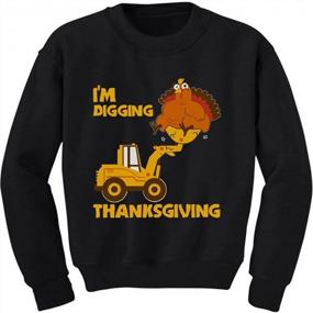 img 4 attached to Toddler Boys Tractor Turkey Thanksgiving Shirt - Perfect For Kids!