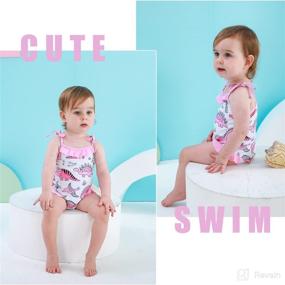 img 2 attached to Newborn Swimsuits Swimwear Bathing Leopard