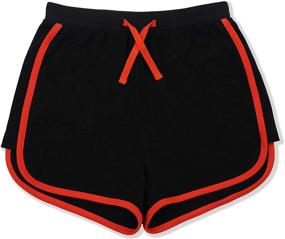 img 4 attached to 👚 XL Black Girls' Clothing: JIAHONG Cotton Running Drawstring - Perfect for Active Lifestyle