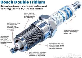img 3 attached to 🔌 Bosch Automotive (9610) OE Double Iridium Spark Plug - Single with Fine Wire Design