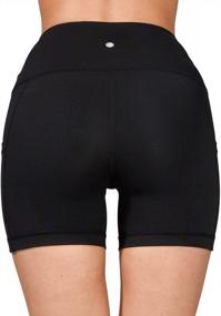 img 1 attached to Stay Comfortable And Stylish With Yogalicious Squat Proof Biker Shorts - Available In Multiple Lengths And Side Pockets!