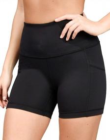 img 3 attached to Stay Comfortable And Stylish With Yogalicious Squat Proof Biker Shorts - Available In Multiple Lengths And Side Pockets!