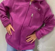 img 1 attached to Cozy Zip Up Hoodie Fleece Jacket For Toddler Boys And Girls By Snonook review by Samik Drusky