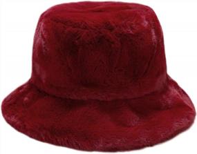 img 4 attached to Fashionable And Warm: XYIYI Furry Bucket Hat For Women